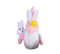 Elnwnnkc Poupée sans Visage, Petit avec Oreilles de Lapin, décoration de Pâques pour la Maison, joyeuses fêtes de Pâques, Cadeaux pour, décorations d ' intérieur et d ' extérieur pour Table