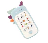 Elnwnnkc Puzzle Téléphone Portable Jouet pour Bébé Lumière À Croquer Son Éducation Précoce Saisie Coordination Œil-Main Mobile pour Tout-Petits