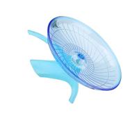 Elnwnnkc Roue d'exercice volante silencieuse pour gerbilles en polystyrène permanent pour petit animal domestique Jouet d'activité Gerbille Fitness Toy