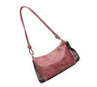 Elnwnnkc Sac à bandoulière surdimensionné à la mode en cuir PU sous les bras compartiment spacieux essentiel transport quotidien tendance shopping, C