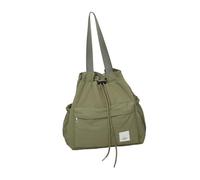 Elnwnnkc Sac à dos pour adolescentes et filles, sac à dos décontracté, sac à dos avec cordon de serrage pour étudiants, sac à dos de loisirs, sac à dos tendance avec cordon, vert militaire