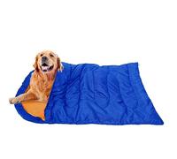 Elnwnnkc Sac à fermeture éclair pour chien, lit chaud pour le camping, la randonnée, coussin épais et doux pour les voyages du chien, sac imperméable chaud