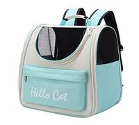 Elnwnnkc Sac de transport pour chats et chiens de petite taille - Violet, bleu, vert - Grand sac de voyage