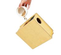 Elnwnnkc Séparateur de nourriture en bois de qualité supérieure pour une alimentation efficace et un entretien facile dans les cages à oiseaux