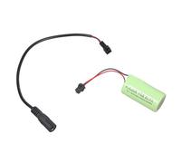 Elnwnnkc Simulateur de batterie non rechargeable LR14 taille C avec câble CC 5,5 x 2,1 mm 5,5 x 2,5 mm pour batterie électronique pour adaptateur d'alimentation