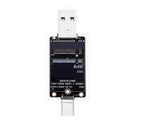 Elnwnnkc States Adaptateur de disque USB A USB C Convertisseur de disques durs 2230 JMS583 10 Gbps pour boîtier externe