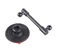 Elnwnnkc Support de téléphone adhésif multi-surfaces pour boule de 17 mm | Support antidérapant robuste pour smartphone, tablette, tableau de bord, bureau, mur, salle de sport