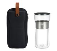 Elnwnnkc Tasse à infuseur à thé moderne pour usage individuel, mettant en évidence la simplicité du brassage robinet et la protection contre les déversements, idéale pour les amateurs de thé partout