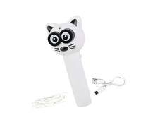 Elnwnnkc Teaser de Chat à Cordon Clignotant divertissant pour stimuler Le comportement des Animaux de Compagnie et améliorer Le Temps en Famille Teaser Automatique de Chat