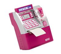 Elnwnnkc Tirelires Interactives pour avec Systèmes De Mot Passe Numérique Éducation Financière Jouet Gestion Boîte À Cartes pour Tout-Petits