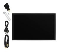 Elnwnnkc True Colored 7in Display Monitor Support HDTV-Compatible VGA AV DC12V Power Wide Compatibility for Multimedia Setups Type C Power Screen