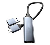 Elnwnnkc USB C 4K Video Grabber Capturing Card Low Latency Transmission for Online Teaching and Video Conferencing Streaming Card