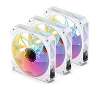 Elnwnnkc Ventilateur de Refroidissement CPU ZG-120B / W, boîtier inversé, épissure sans Fil, Guide de lumière latérale 5V ARGB PWM, châssis 120mm