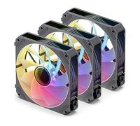 Elnwnnkc Ventilateur de Refroidissement CPU ZG-120B / W, boîtier inversé, épissure sans Fil, Guide de lumière latérale 5V ARGB PWM, châssis 120mm