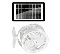Elnwnnkc Ventilateur USB Portable avec 5 Vitesses Variables, Faible Bruit, Parfait pour Les activités de Plein air, Ventilateur à Piles
