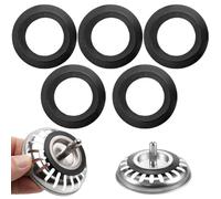 ELNX Lot de 5 Joints toriques en Caoutchouc pour Bouchon d'évier Franke Blanco pour Filtre à Panier 78 79 80 82 83 mm Accessoires de Remplacement pour évier de Cuisine et buanderie