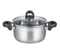 ELO 12121 Marmite à induction avec poignée antidérapante en plastique avec graduation en litre et système de dosage d'huile 20 cm