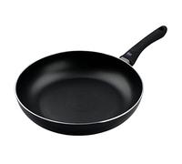 ELO 4352826 Poêle à frire 28 cm de diamètre avec fond en nid d'abeille, Poêle avec doseur d'huile, Convient à tous types de feux, Aluminium, Noir, 28 cm