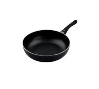 ELO 4362826 Poêle wok 28 cm de diamètre, Sauteuse de cuisine, Wok, Convient à tous types de feux, Aluminium, Noir, 28cm
