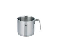 ELO 7241526 Pot à lait en acier inoxydable, pichet en inox, pot à lait 1,6 litres, 14 x 12 cm, Gris