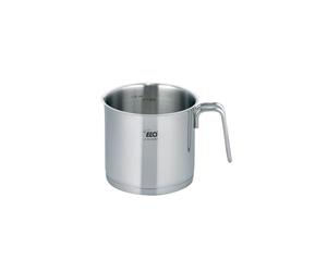 ELO 7241526 Pot à lait en acier inoxydable, pichet en inox, pot à lait 1,6 litres, 14 x 12 cm, Gris