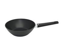 Elo 7542426 Wok 24 cm Antiadhésif en Aluminium Forgé Sans PFAS, Tous Feux, Induction, Revêtement Antiadhésif ELODUR® Select, Fond Nid d’Abeille, Cuisson Croustillante Pauvre en Graisses, Noir, 2 L