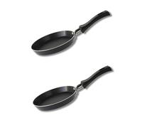 Elo 9341650 Lot de 2 Mini crêpière avec revêtement en céramique sans PFAS Tous feux sauf induction Elo 14 cm
