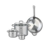 Set de 1 Poêle de cuisson 32 cm et 3 faitouts 12, 16 et 26 cm Elo Profi Citrin Elo