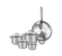Set de 1 Poêle de cuisson 32 cm et 4 faitouts 12, 14, 16 et 20 cm Elo Profi Citrin Elo