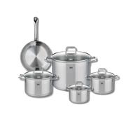 Ensemble de 1 Poêle de cuisson 24 cm et 4 faitouts 14, 16, 20 et 26 cm Profi Citrin Elo