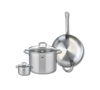 Ensemble de 1 Poêle de cuisson 32 cm et 2 faitouts 12 et 26 cm Profi Citrin Elo