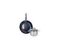 Ensemble de 1 Poêle de cuisson 20 cm et 1 faitout 12 cm Elo Prima Brillant Elo