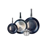 Ensemble de 3 Poêles de cuisson 20, 28 et 32 cm et 1 faitout 12 cm Elo Prima Brillant Elo