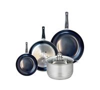 Ensemble de 3 Poêles de cuisson 20, 28 et 32 cm et 1 faitout 24 cm Elo Prima Brillant Elo