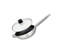 Poêle wok 28 cm avec revêtement céramique sans PFAS et son couvercle Elo