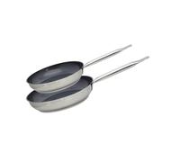 Set de 2 Poêles de cuisson avec revêtement céramique sans PFAS 24 cm et 28 cm Profi Therm Platinum Elo Elo