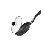Elo 9906750 Poêle À Frire 20 Cm Et Couvercle En Verre, Poêle À Frire, Poêle De Cuisine, Poêle 20 Cm, Couvercle De Cuisson, Aluminium, Verre, 20 Cm