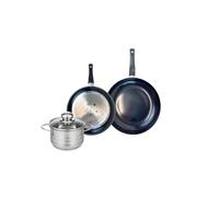 Elo Batterie cuisine 2 poêles 20/24 cm et faitout 14 cm