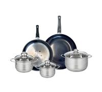 Elo Batterie cuisine 2 poêles 28/32 cm et 3 faitouts 14/16/20 cm