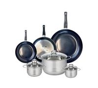 Elo Batterie cuisine 3 poêles 20/24/32 cm et 3 faitouts 12/14/24 cm