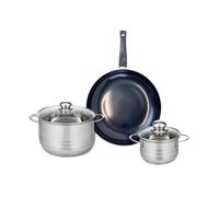 Elo Batterie cuisine poêle 32 cm et 2 faitouts 16/24 cm