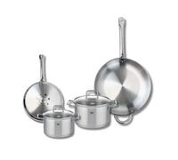 Elo Batterie de cuisine 2 poêles 24/32 cm et 2 faitouts 16/20 cm