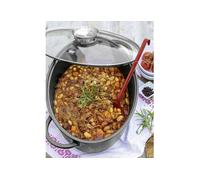 ELO 8284826 Cocotte Ovale avec Couvercle, Mijoteuse avec Couvercle en Verre, Faitout, Convient à Tous Types de Feux, Fonte d'aluminium, Verre, 38x25cm, Noir 3