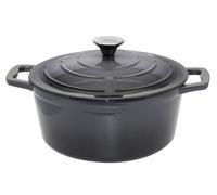 ELO Casserole en fonte ronde 26 cm gris