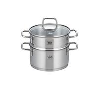 Elo Cuiseur vapeur 7271826 inox et verre 18 x 9,5 cm Gris argenté