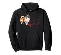 Elo Dog Heartbeat EKG Funny Mes Chiens sont Mon Cardio Sweat à Capuche