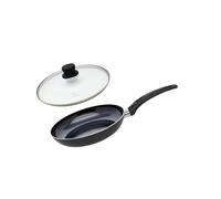 Elo Poêle aluminium 24 cm avec couvercle verre