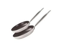 Elo Set 2 poêles aluminium céramique 28/32 cm | Cuisson sans accroche, Chaleur bien répartie, Set 2 poêles, Inox et aluminium, 28 et 32 cm, Tous feux induction, Sans PFAS