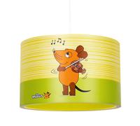 Elobra Die Sendung mit der Maus Lampe pour chambre d'enfant Jaune Vert