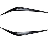 ELODEK Sourcil de Phare de Voiture pour BMW X3 X4 G01 G02 2018+, Autocollants de Décoration de Lampe Avant Accessoires de Décoration de Cadre,Carbon Fiber